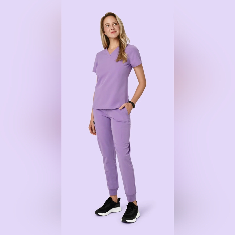 Mandala scrubs top xs /jogger xxs
